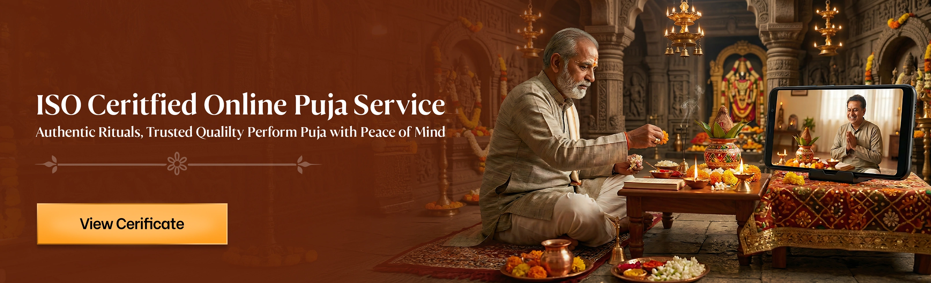 ISO Certified Online Puja Service